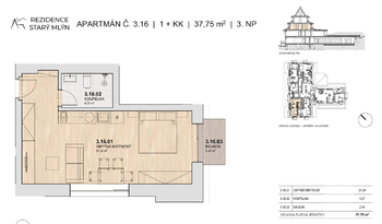 Prodej bytu 1+kk v osobním vlastnictví 39 m², Rokytnice nad Jizerou
