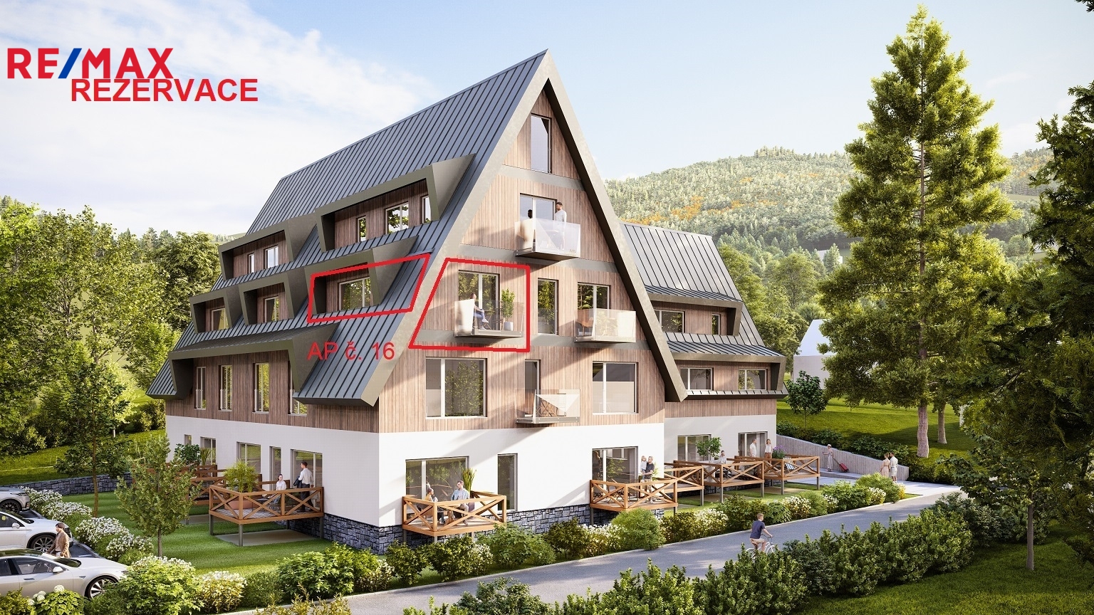 Prodej bytu 1+kk v osobním vlastnictví, 35 m2, Rokytnice nad Jizerou