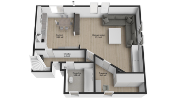 Prodej bytu 2+1 v osobním vlastnictví 102 m², Cheb