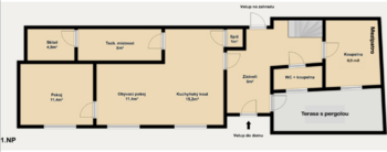 Prodej rodinného domu, 105 m2, Ostrov u Macochy - Prodej domu 105 m², Ostrov u Macochy