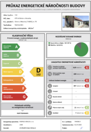 PENB Ostrov u Macochy - Prodej domu 105 m², Ostrov u Macochy