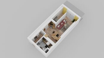 Prodej bytu 1+kk v osobním vlastnictví 60 m², České Budějovice