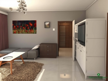 Vizualizace pokoje. - Prodej domu 290 m², Zálší