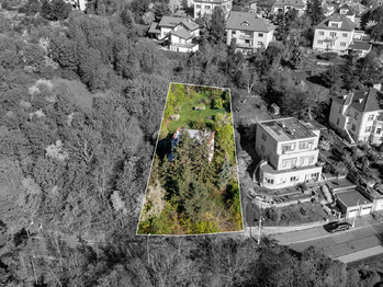 Prodej pozemku 1340 m², Praha 5 - Hlubočepy
