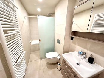 Koupelna 2.  - Pronájem kancelářských prostor 127 m², Praha 3 - Vinohrady