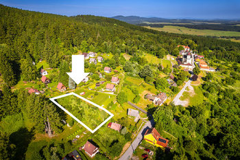 Prodej pozemku 1348 m², Horní Stropnice