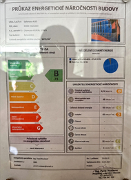 Energetický štítek - Prodej bytu 3+1 v osobním vlastnictví 70 m², Chomutov