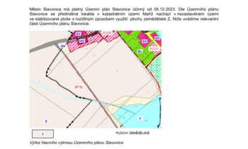 Prodej pozemku 744 m², Slavonice
