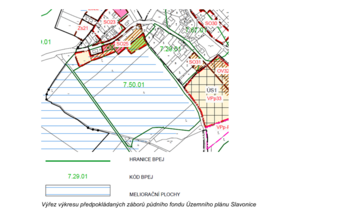 Prodej pozemku 744 m², Slavonice
