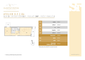 Prodej bytu 2+kk v osobním vlastnictví 67 m², České Budějovice