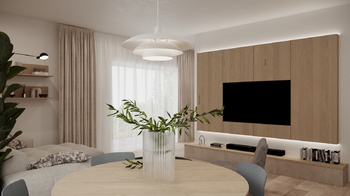 Vizualizace - Prodej bytu 2+kk v osobním vlastnictví 98 m², České Budějovice