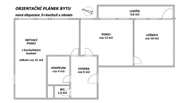 Prodej bytu 2+1 v osobním vlastnictví 59 m², Kladno