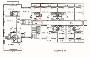 Prodej bytu 1+1 v osobním vlastnictví 45 m², Slapy