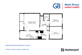 Prodej bytu 3+1 v družstevním vlastnictví 75 m², Ústí nad Labem