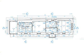 Současný stav, půdorys přízemí - Prodej domu 94 m², Křečhoř
