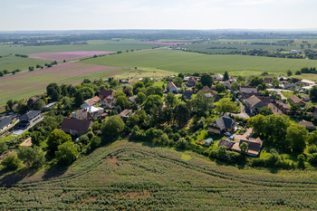 Letecký snímek lokality - Prodej domu 94 m², Křečhoř