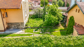 Pohled z dronu 2 - Prodej domu 105 m², Přílepy