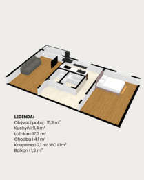 Prodej bytu 2+1 v družstevním vlastnictví 63 m², Hradec Králové