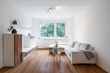 obývací pokoj - Prodej bytu 3+kk v družstevním vlastnictví 65 m², Praha 4 - Modřany 