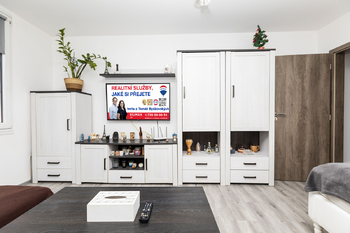 Obývací pokoj - Pronájem bytu 1+1 v osobním vlastnictví 38 m², Bohušovice nad Ohří
