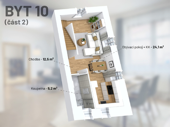 Prodej bytu 4+kk v osobním vlastnictví 98 m², Čáslav