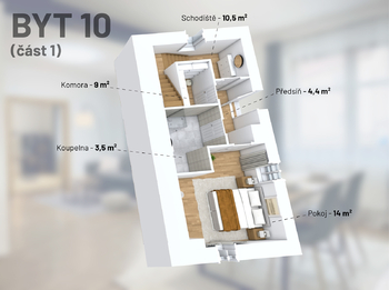 Prodej bytu 4+kk v osobním vlastnictví 98 m², Čáslav