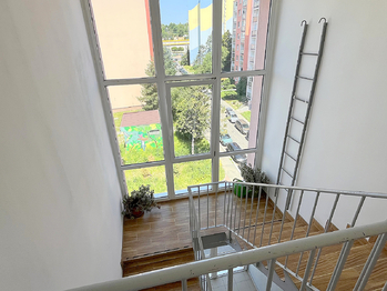 Chodba u bytu - Prodej bytu 3+1 v družstevním vlastnictví 99 m², Praha 9 - Černý Most