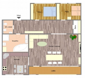 Prodej bytu 3+1 v družstevním vlastnictví 99 m², Praha 9 - Černý Most