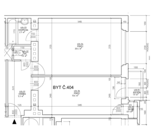 Pronájem bytu 2+kk v osobním vlastnictví 46 m², Praha 6 - Břevnov