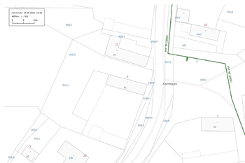 Zobrazení vodovodu v lokalitě (zdroj nergie AG Kolín a.s.) - Prodej domu 94 m², Křečhoř