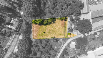 vyznačení pozemku v terénu foto 1 - Prodej pozemku 1083 m², Sentice