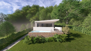 vizualizace domu foto 3 - Prodej pozemku 1083 m², Sentice