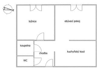 Pronájem bytu 2+kk v osobním vlastnictví 40 m², Kladno