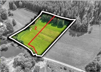 Prodej pozemku 4045 m², Červená Voda