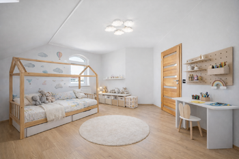 vizualizace dětského pokoje - Prodej domu 229 m², Studeněves