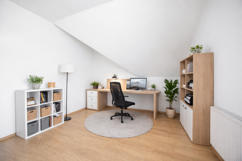 Vizualizace pracovny - Prodej domu 229 m², Studeněves