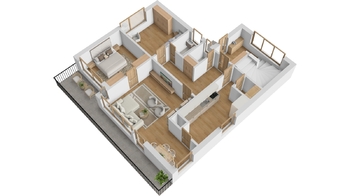 půdorys - Pronájem domu 229 m², Česká Skalice