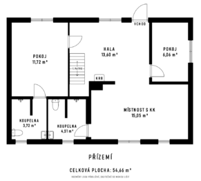 Prodej kancelářských prostor 115 m², Bílá