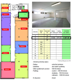 Pronájem kancelářských prostor 21 m², Praha 9 - Horní Počernice