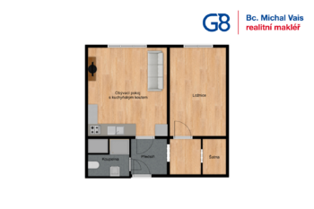 Pronájem bytu 2+kk v družstevním vlastnictví 42 m², Ústí nad Labem
