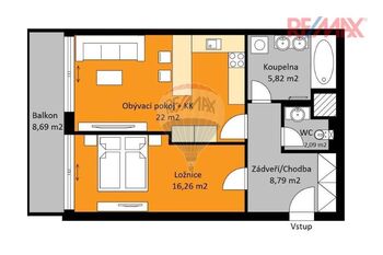 Pronájem bytu 2+kk v osobním vlastnictví 64 m², Praha 8 - Kobylisy