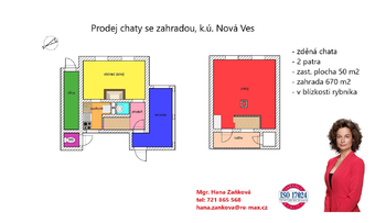 plánek - Prodej chaty / chalupy 60 m², Nová Ves