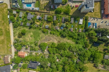 Ptačí pohled - Prodej pozemku 4940 m², Praha 9 - Čakovice