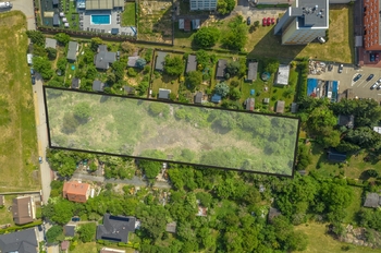 Ptačí pohled  - Prodej pozemku 4940 m², Praha 9 - Čakovice