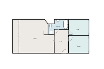 Pronájem bytu 3+kk v družstevním vlastnictví 82 m², Štětí