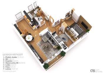 Prodej bytu 3+kk v osobním vlastnictví 78 m², Praha 10 - Vršovice