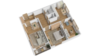 Prodej bytu 3+1 v osobním vlastnictví 69 m², Jičín