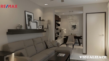 Pokoj - vizualizace - Prodej bytu 2+1 v osobním vlastnictví 57 m², Brno