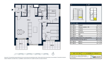 Prodej bytu 3+kk v osobním vlastnictví 104 m², Praha 3 - Strašnice
