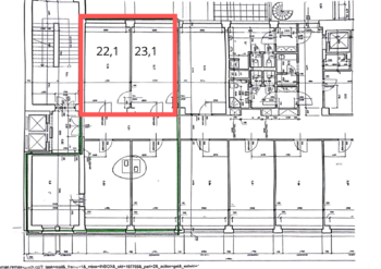 Pronájem kancelářských prostor 45 m², Praha 2 - Vinohrady